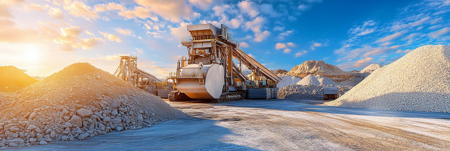 Operator inspecting CI5X impact crusher