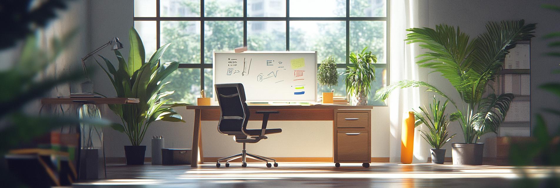 Modern offices: spaces that enhance focus and collaboration through comfortable desks and chairs and a clear workflow.