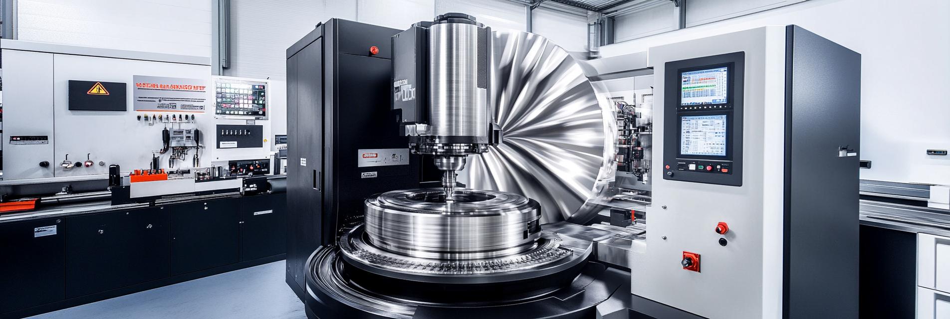 5-axis toolpaths programmed for complex impeller blades showing smooth surface finish