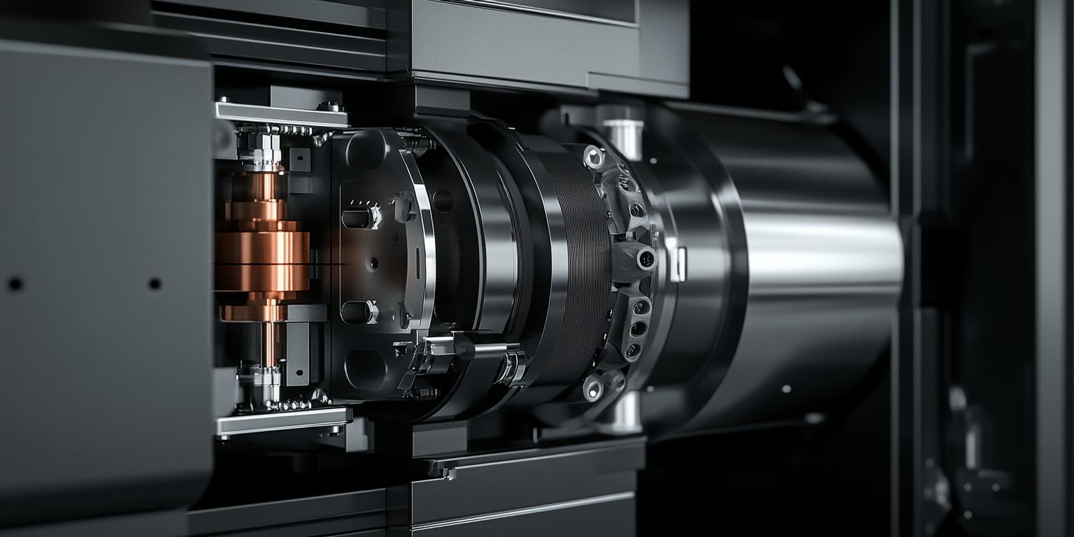 Ingeniero supervisando el proceso de mecanizado de grafito con sistema húmedo