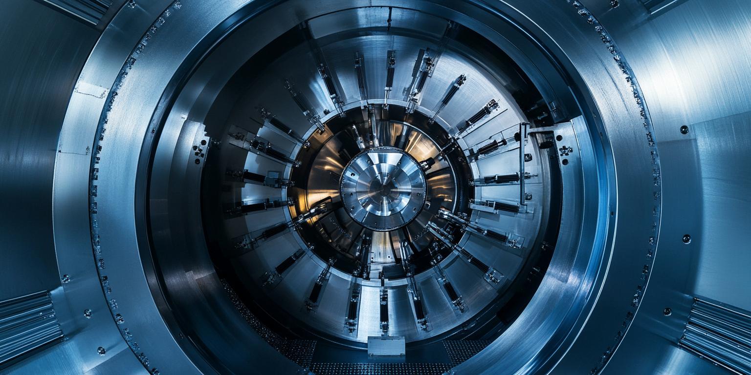 DC1113 Medium - sized Double - Column CNC Milling Machine in Operation