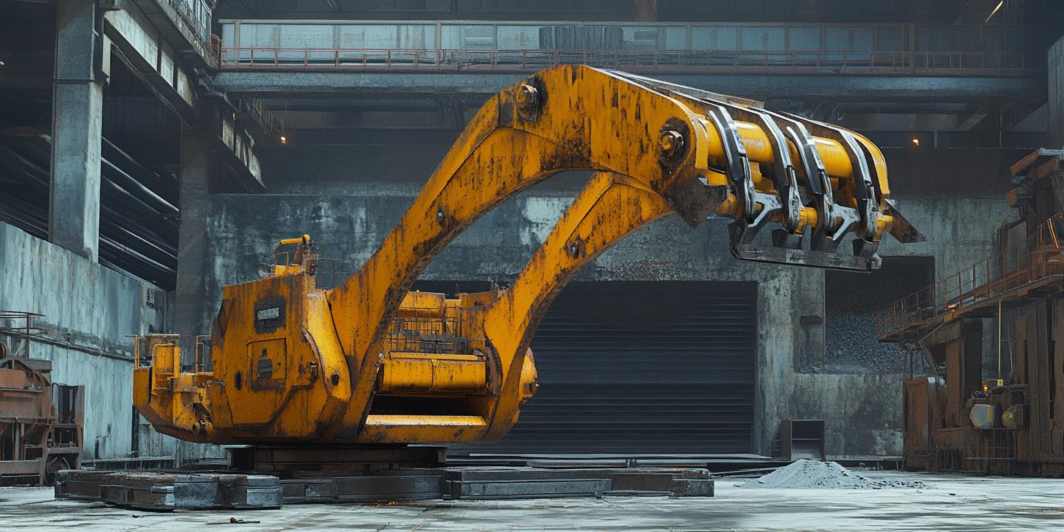 50-ton mechanical aluminum ingot clamps made of high-strength alloy steel