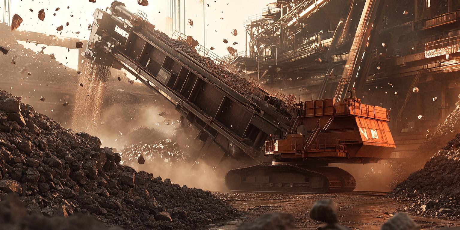 Cross-section view of an impact crusher showing reinforced rotor assembly and sealed bearings