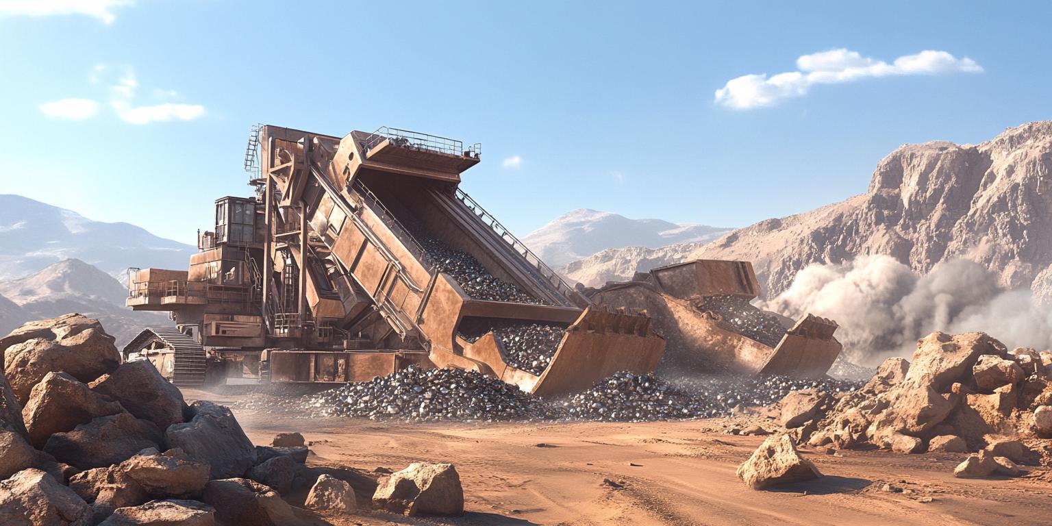 Impact crusher setup showing adjustment of screening gap and rotor speed for optimized fine crushing