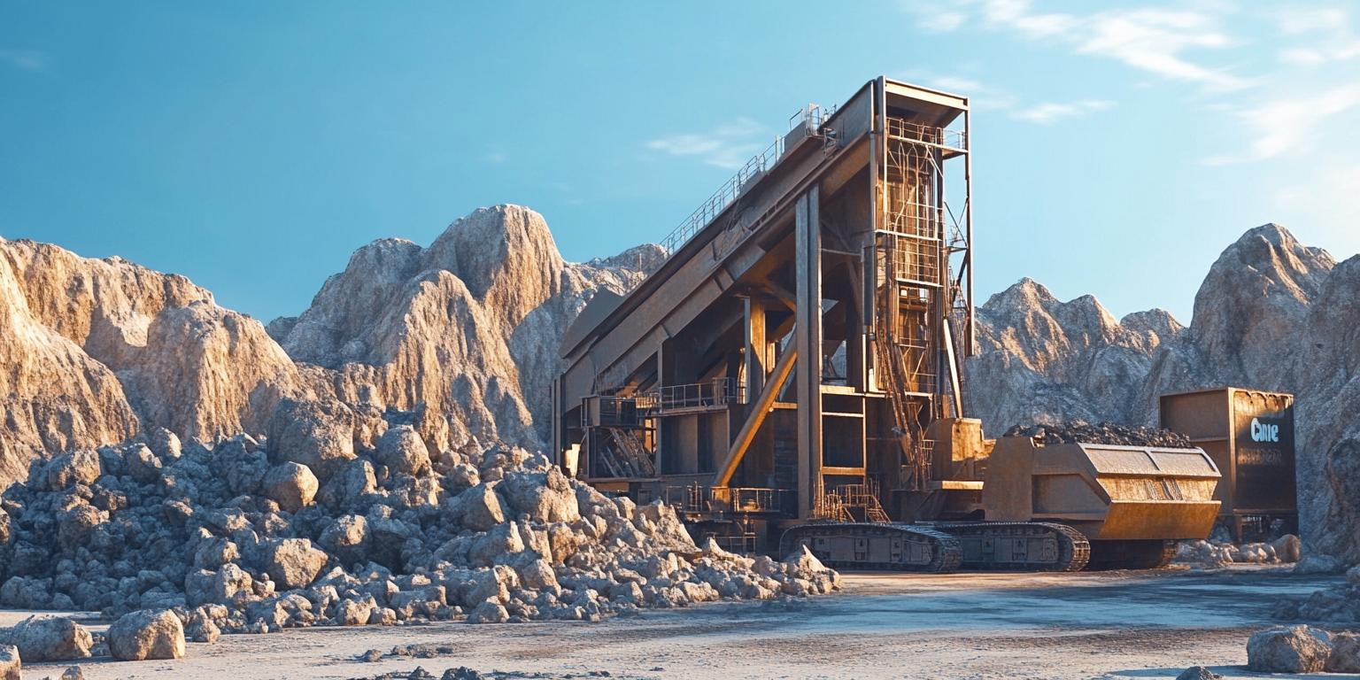 Counter - impact crusher in a high - humidity mining area