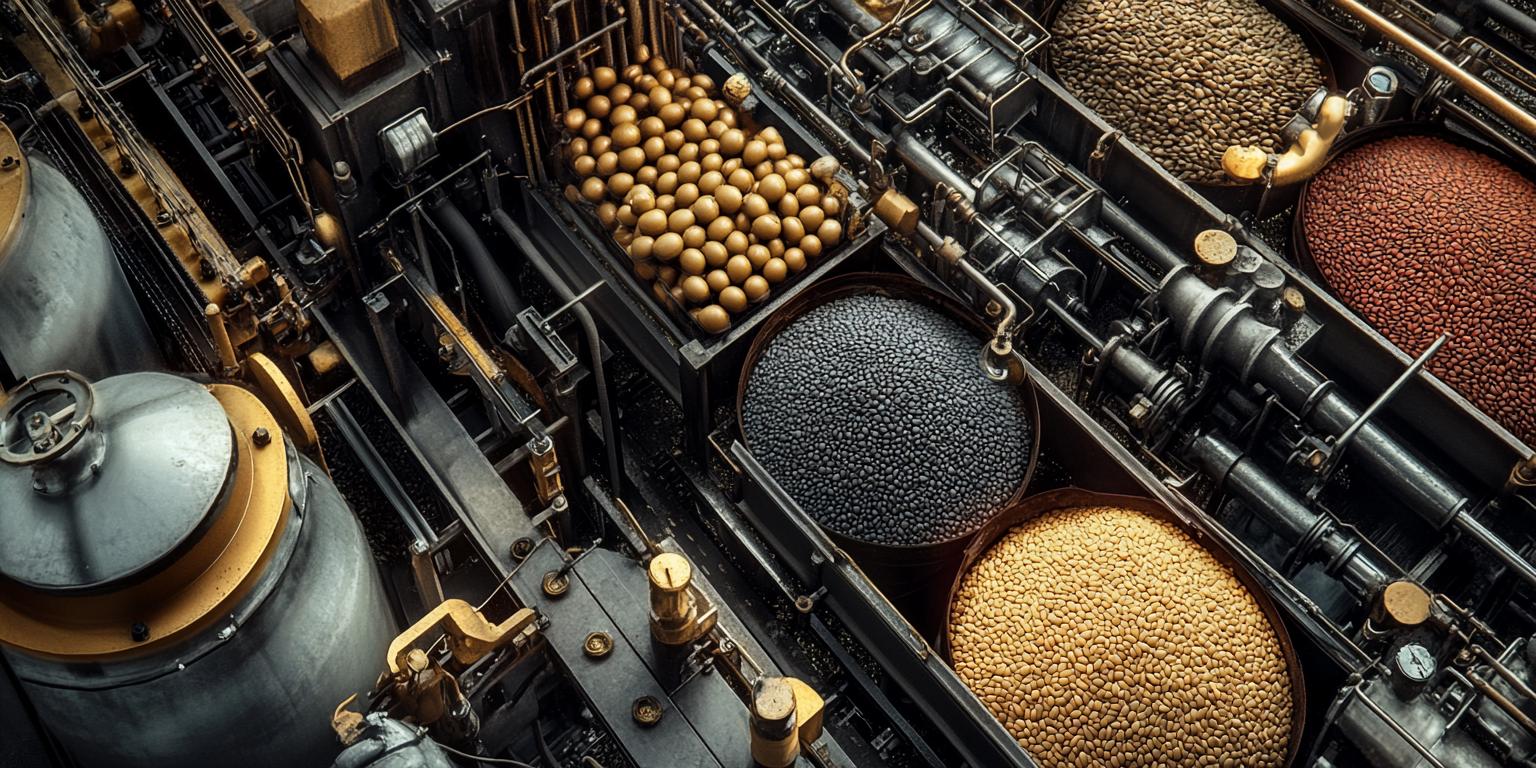 Línea de producción de aceite de sésamo