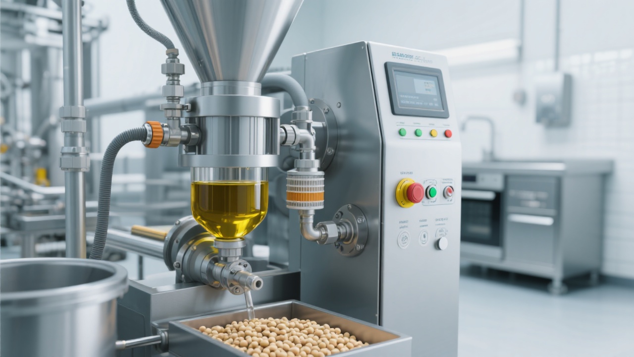 An image related to rice bran oil production line