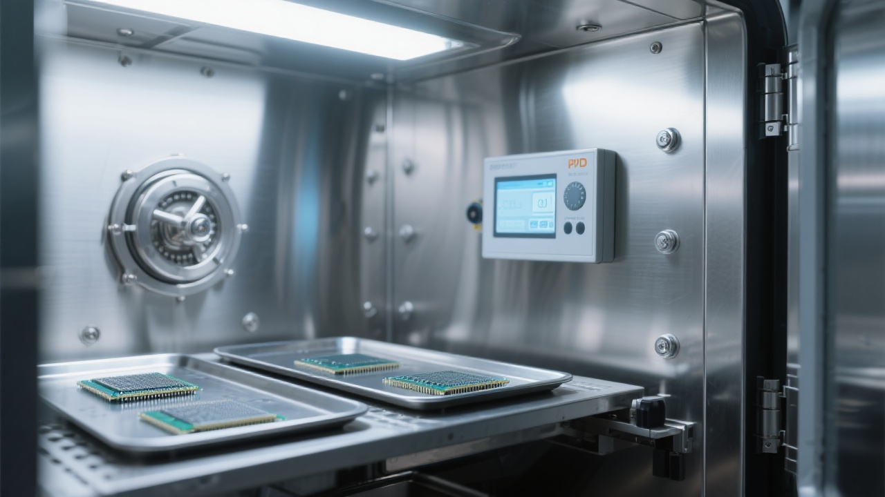 Control panel of DZF-6500 vacuum oven showing programmable timer and safety alarm indicators