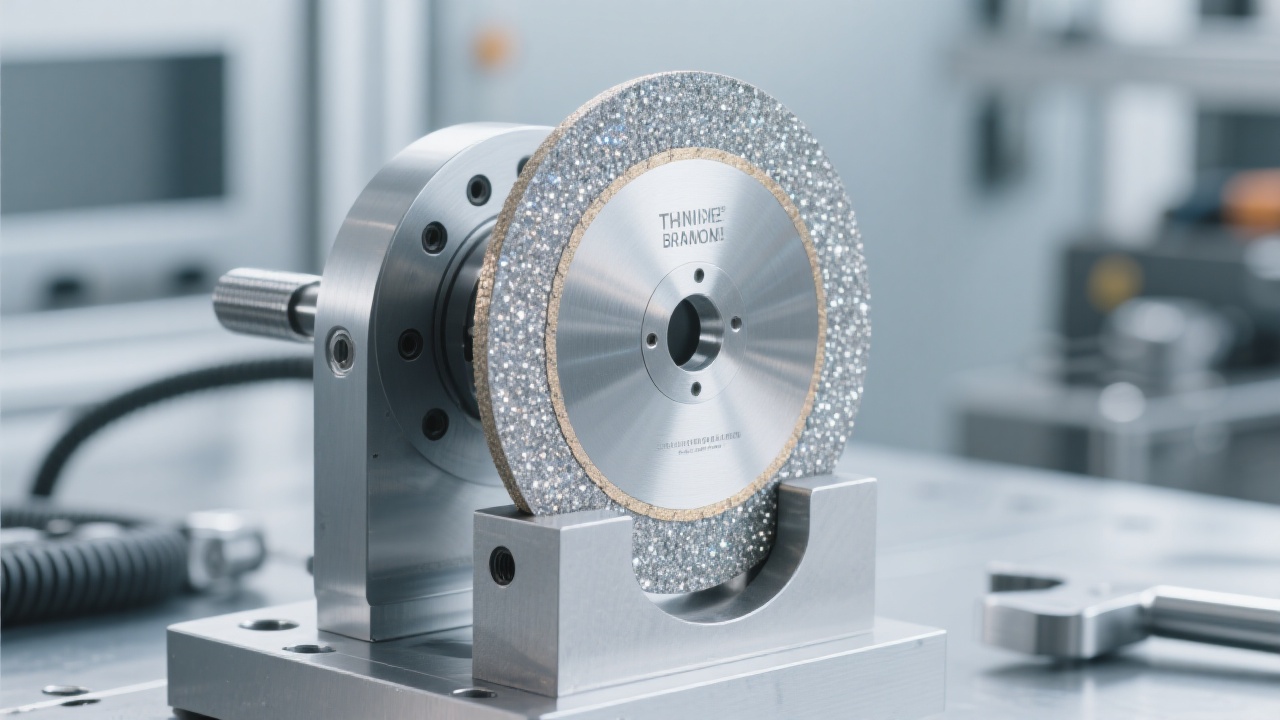Comparison chart showing tool life and surface quality between UODE brazed diamond wheels and standard alternatives under identical test conditions.