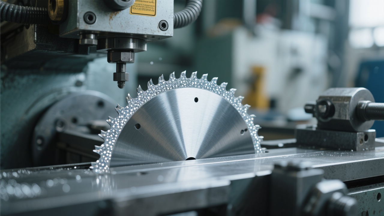 Technical specialist providing on-site support for diamond saw blade maintenance
