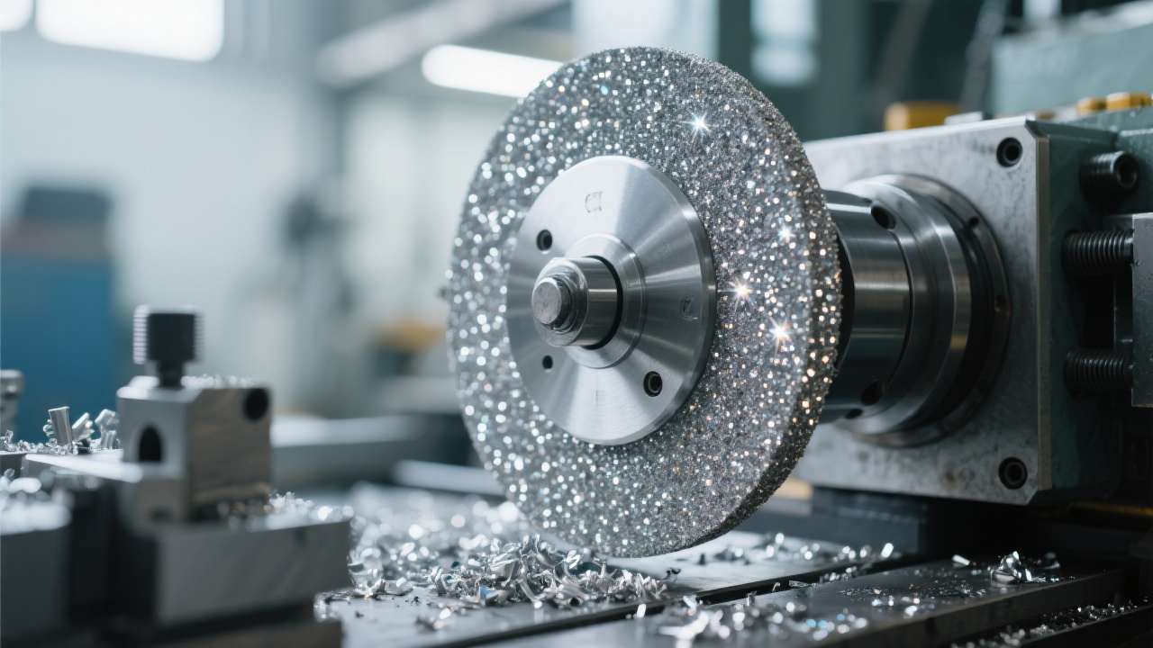 UHD 400 Series Brazed Diamond Grinding Wheel in ceramic production