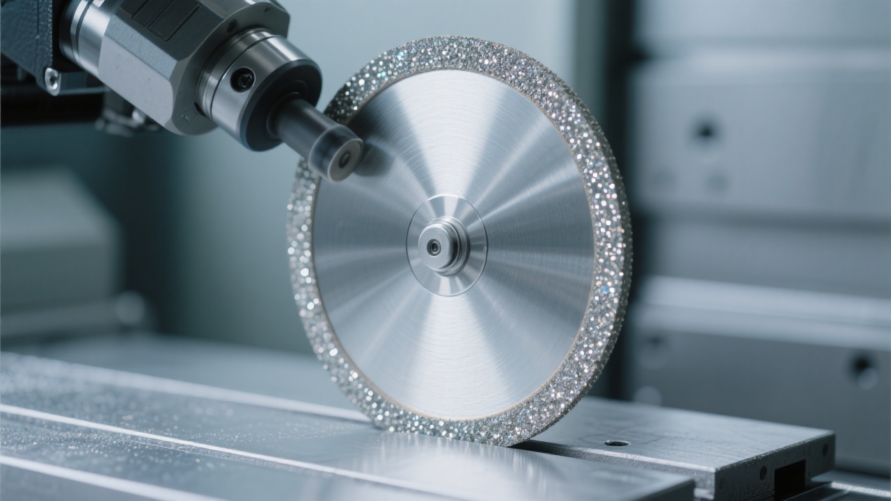 Range of UDW series vacuum brazed diamond wheels showing different sizes and configurations for various automated grinding applications