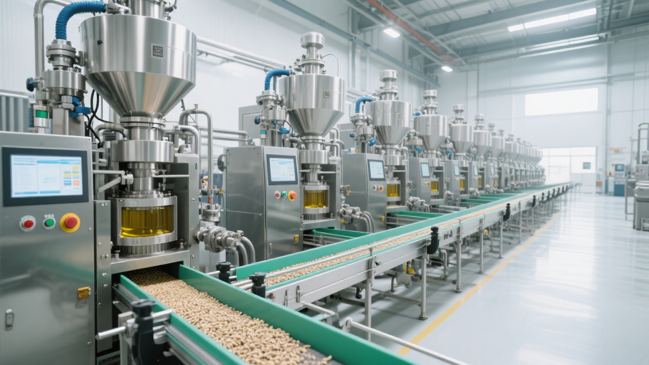 Vue d'ensemble d'une ligne de production d'huile de palme intelligente