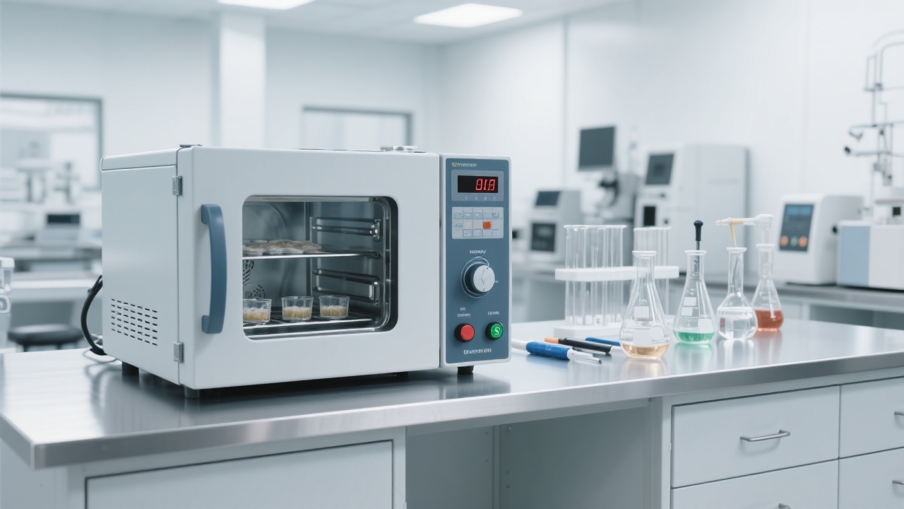 The overall view of the DZF - 6210 vacuum oven