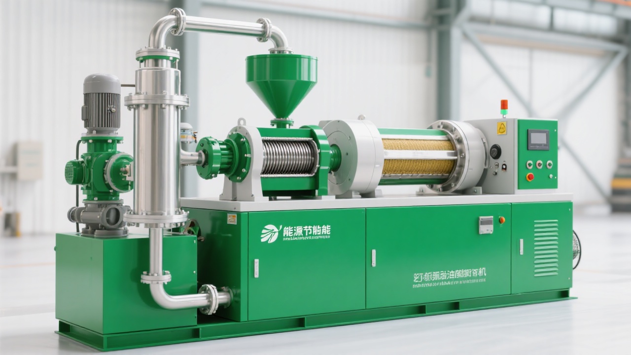 Vue interne d'un équipement de production d'huile de colza avec des systèmes de contrôle