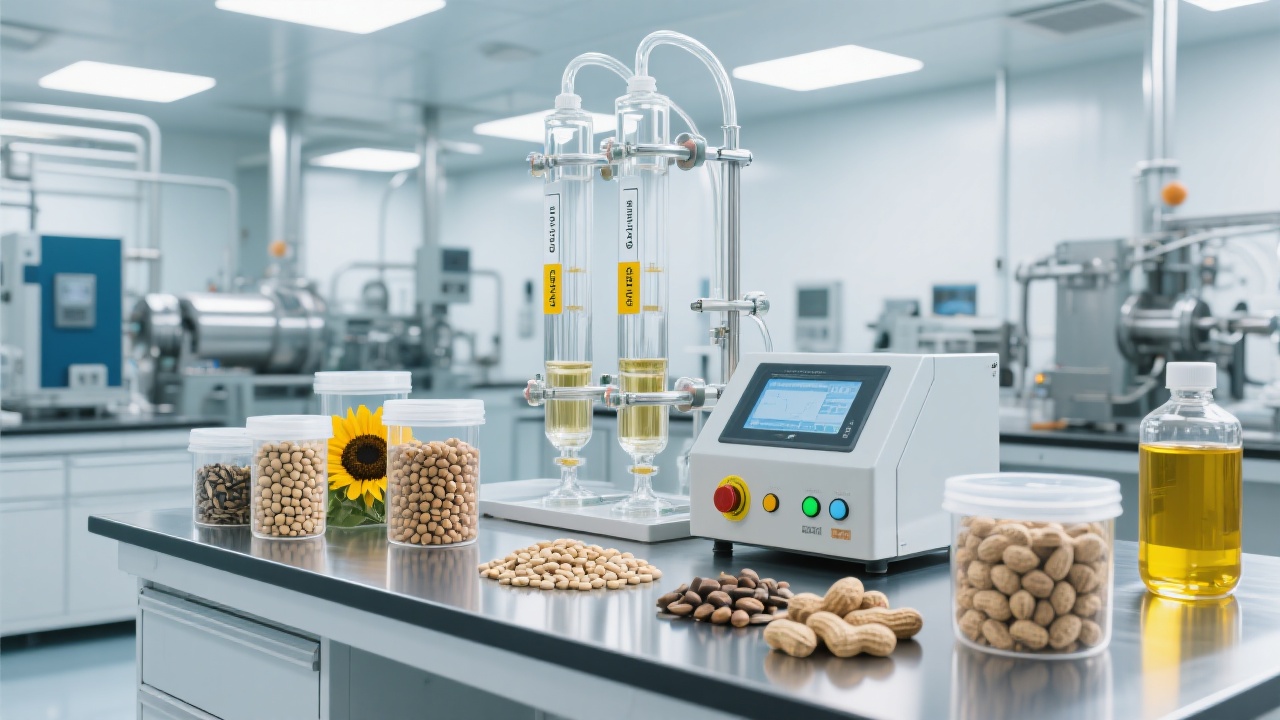 مظهر آلة استخراج زيت الصويا الحديثة