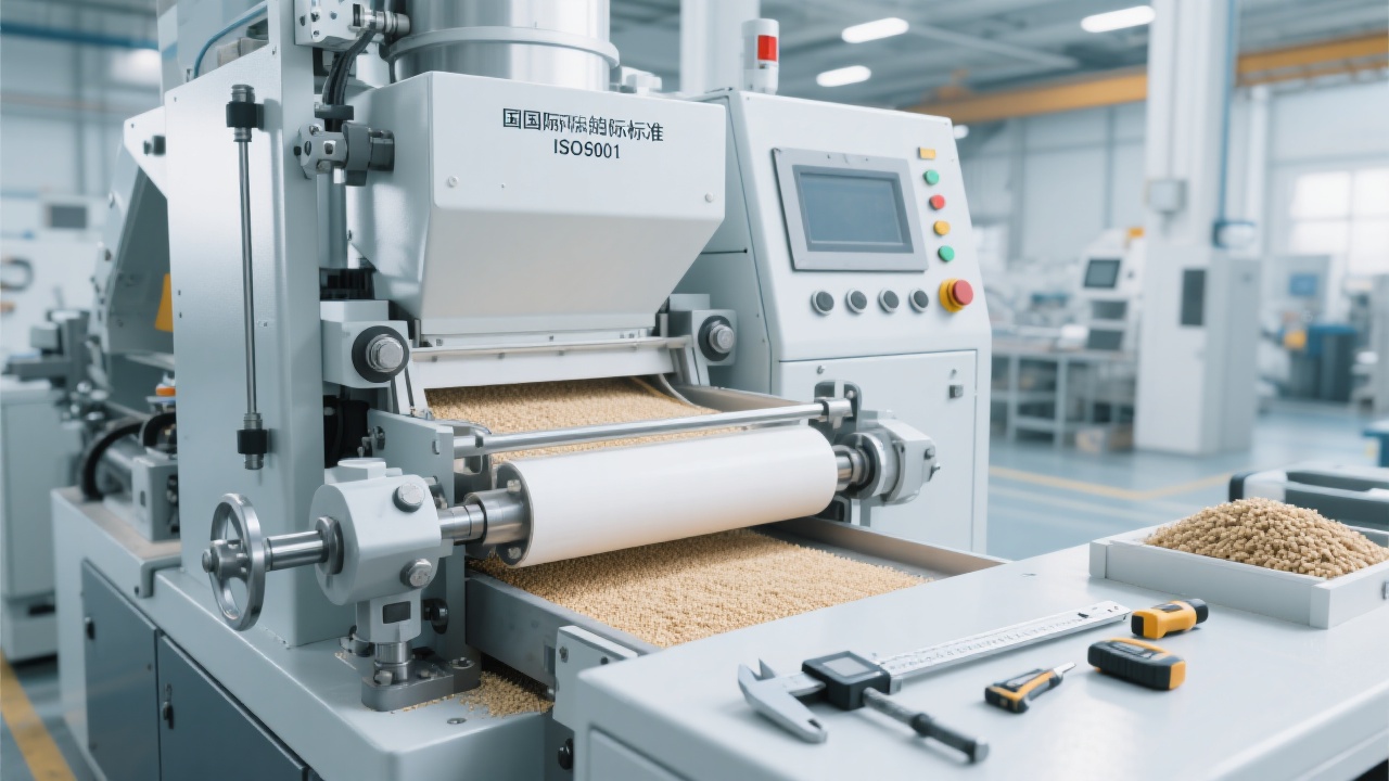 Schematic diagram of a fully enclosed sesame oil production line showing automated stages from cleaning to sealing.