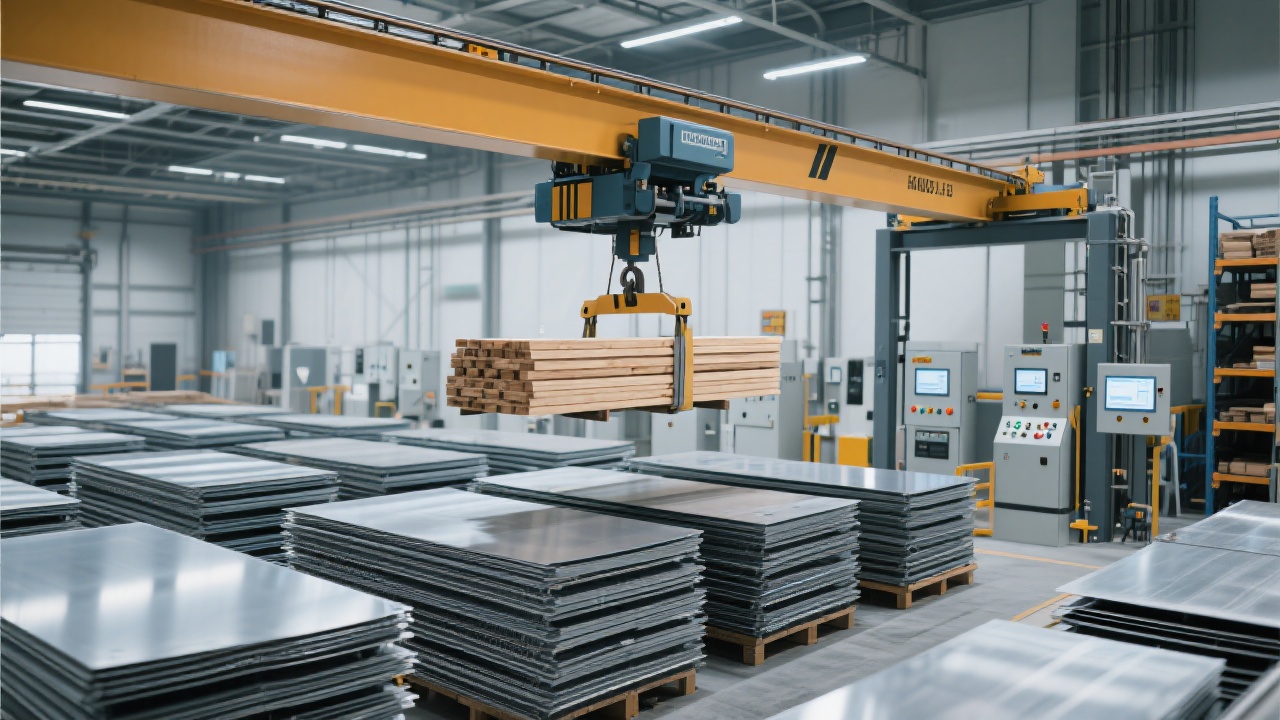 High-strength plate clamp in operation