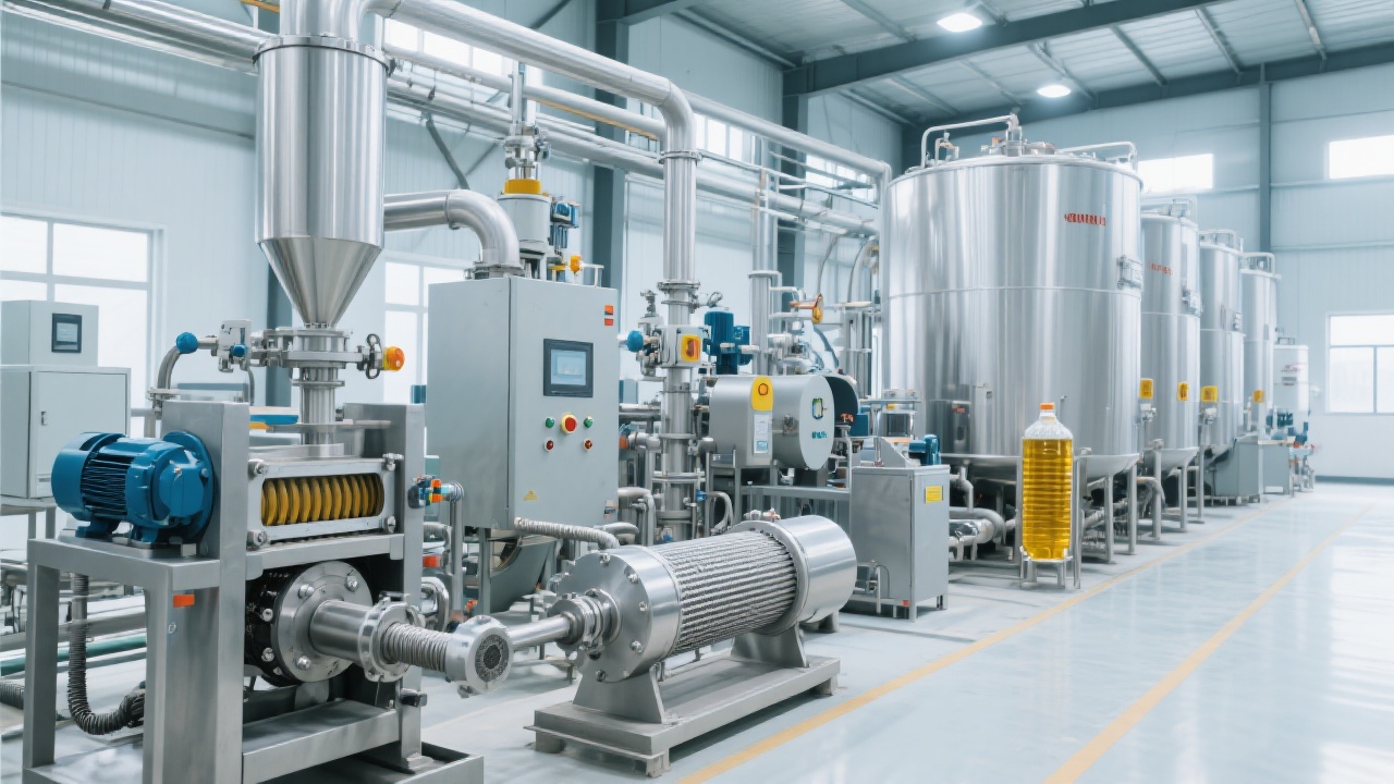 Overview of Penguin Group's sesame oil production line