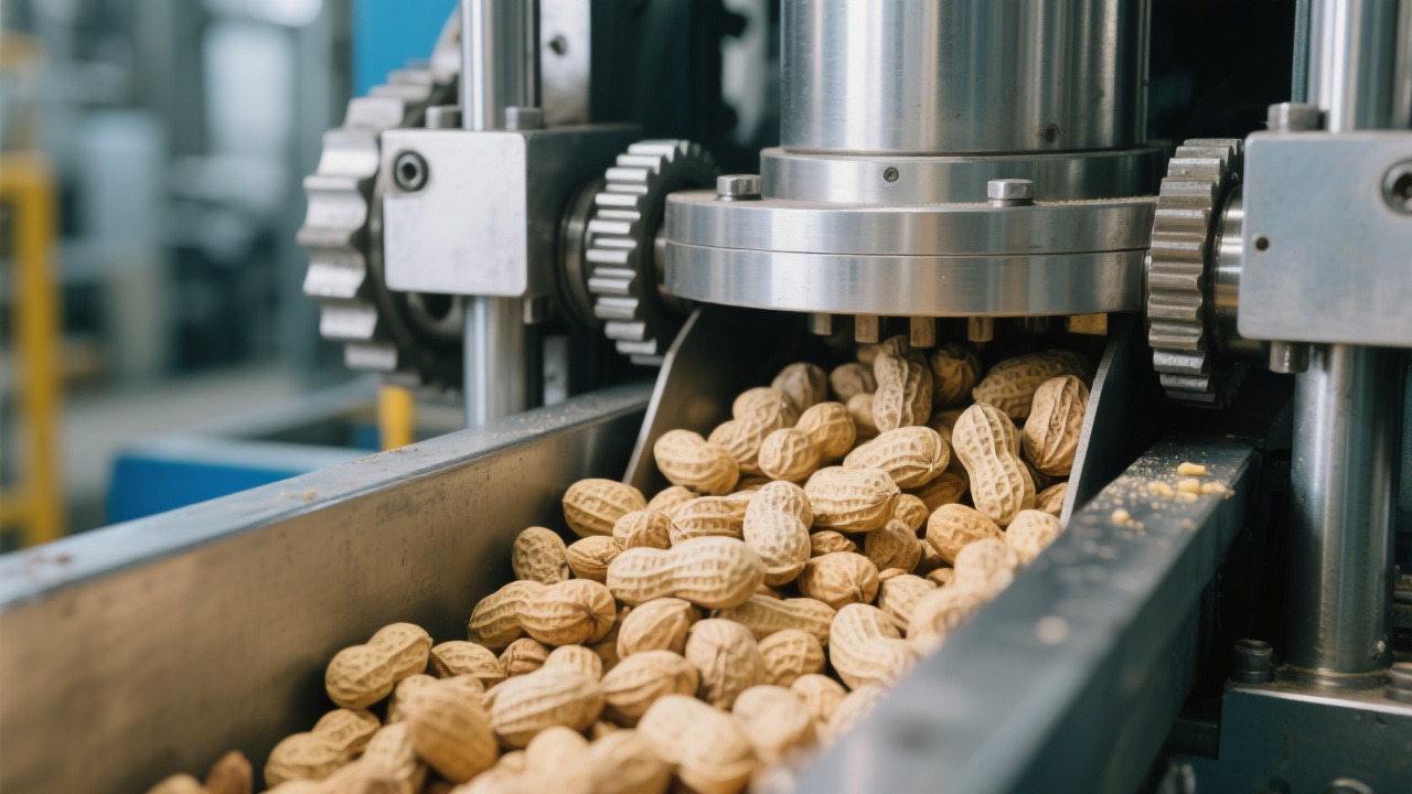 Mechanical pressing equipment in a soybean oil extraction plant