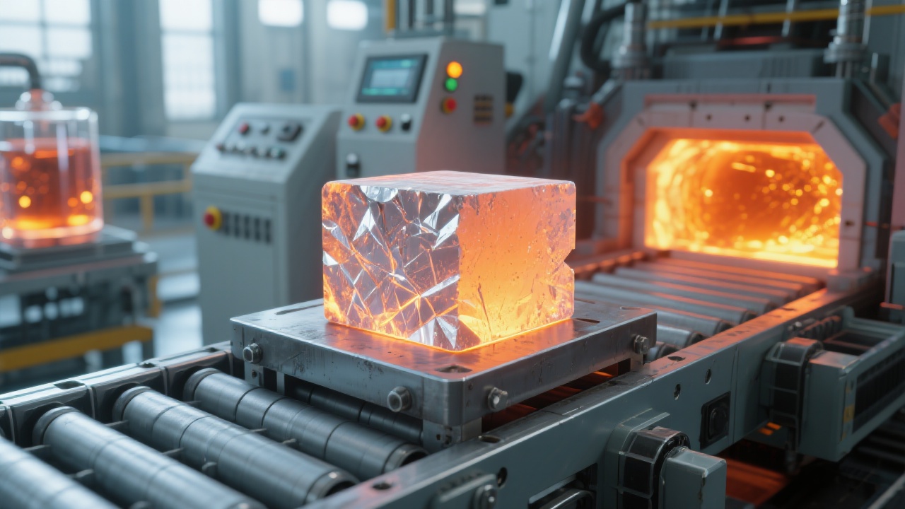 A picture of corundum bricks
