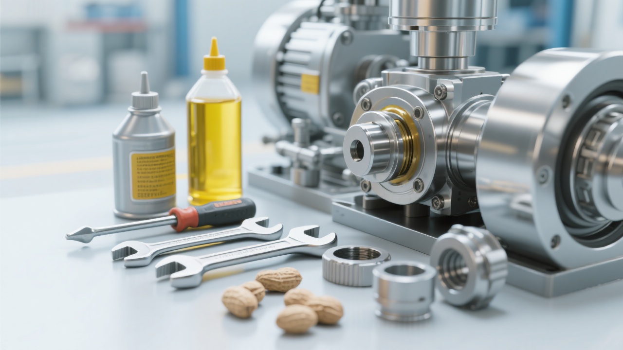 Using a maintenance checklist for a soybean oil press