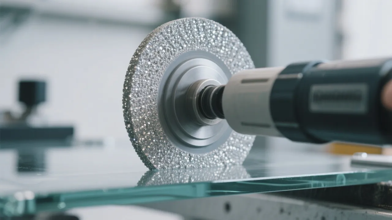 A high - quality brazed diamond saw blade with advanced brazing technology