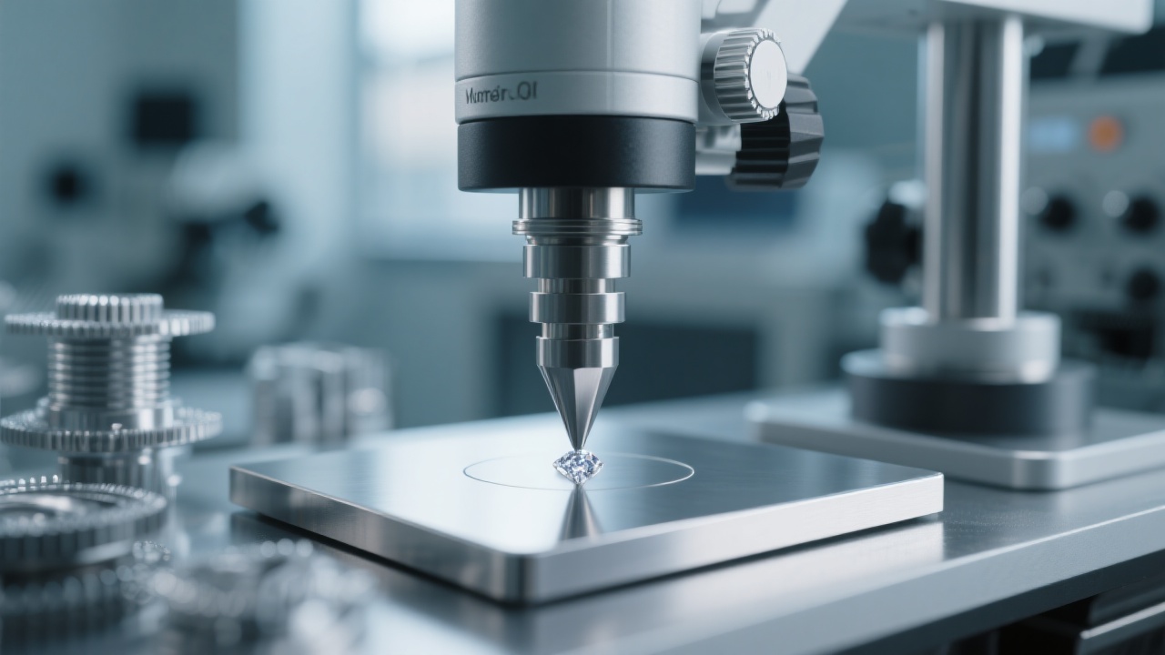 صورة توضيحية لاختبار صلابة المعدن