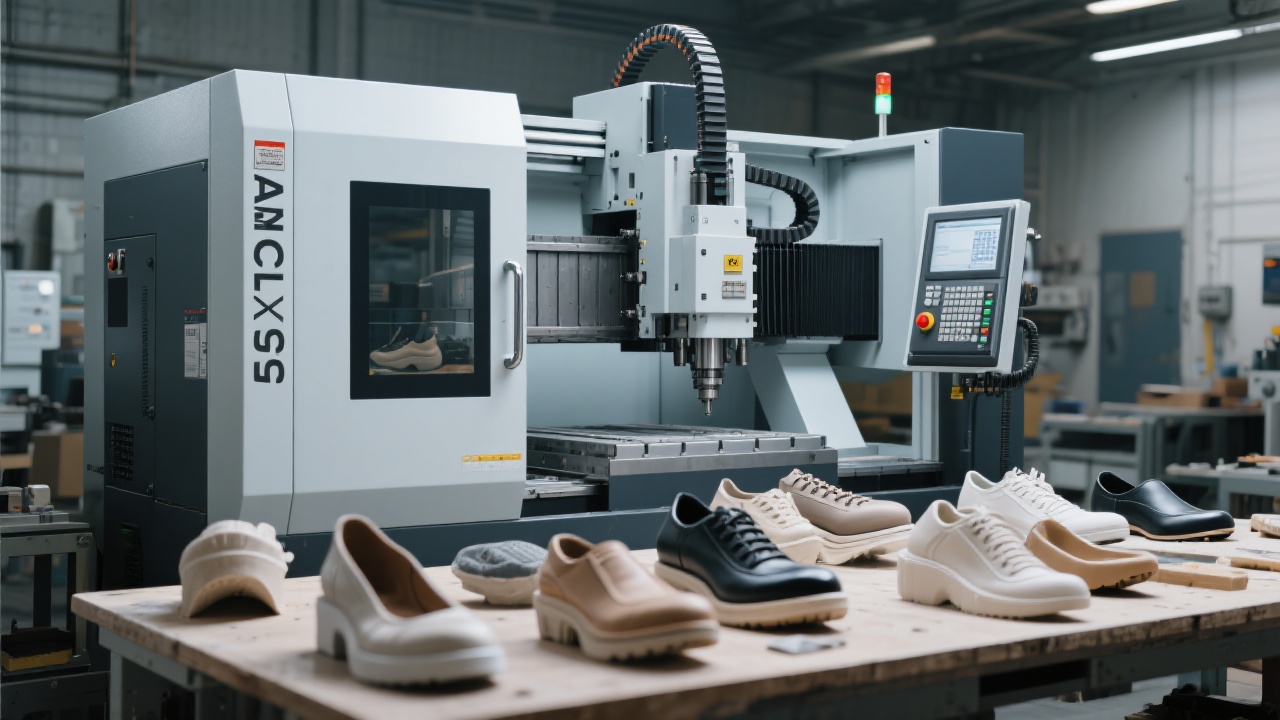 Five - axis linkage CNC machine tool processing shoe mold