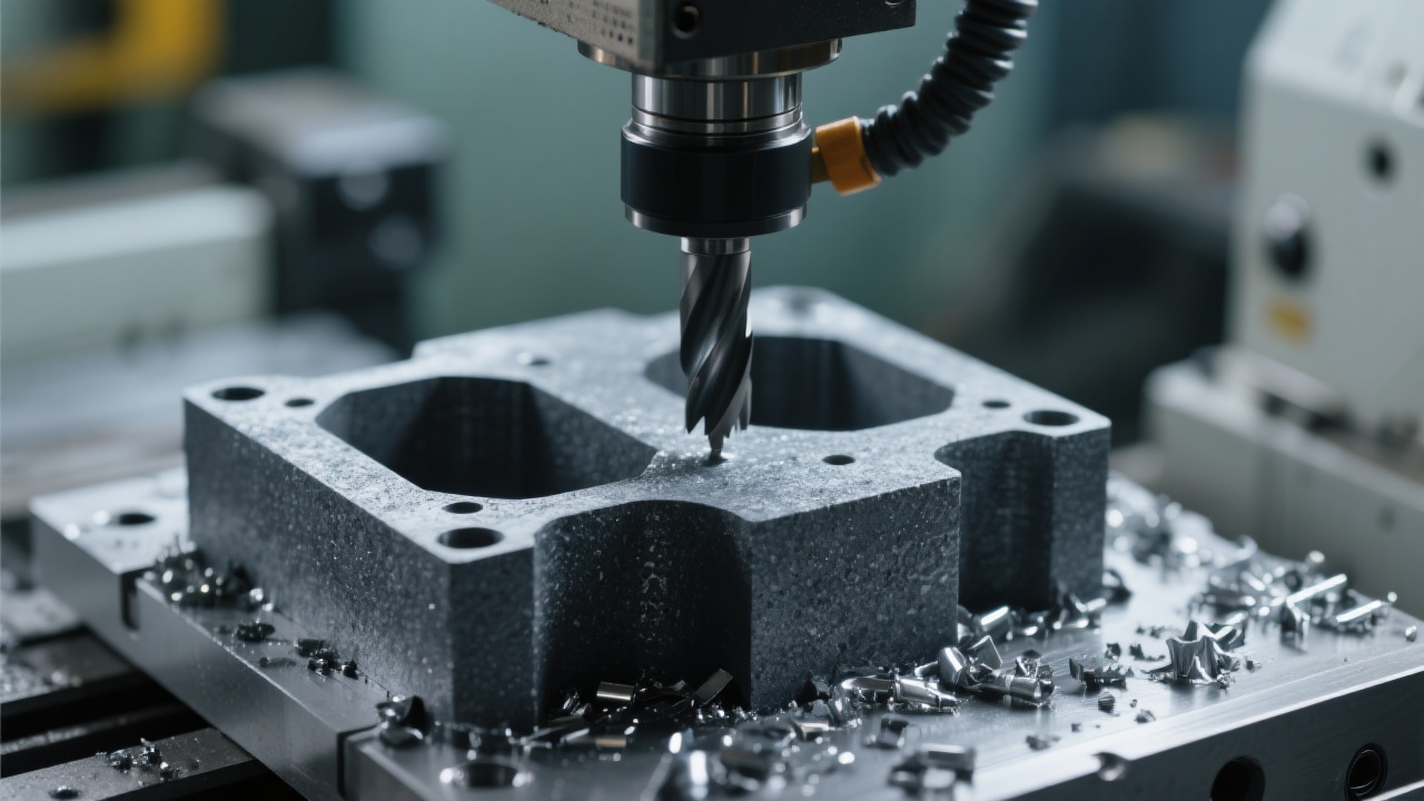 On - site testing of graphite machining equipment