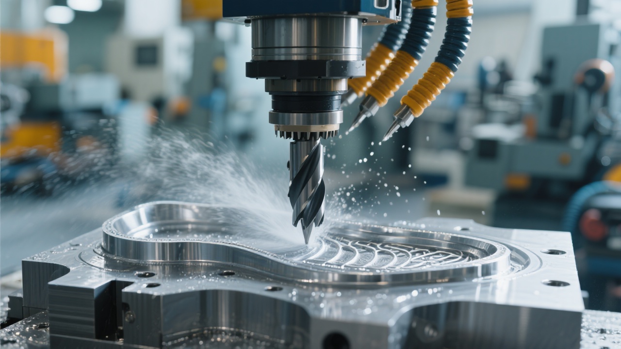 Five - axis machining path illustration in shoe mold manufacturing