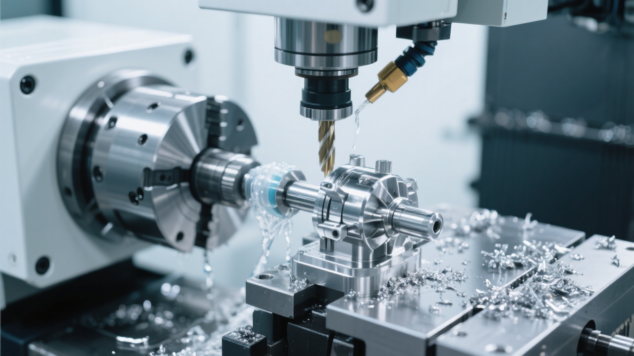 Процесс тестовой обработки графита на ЧПУ станке: подготовка образца, обработка и контроль качества