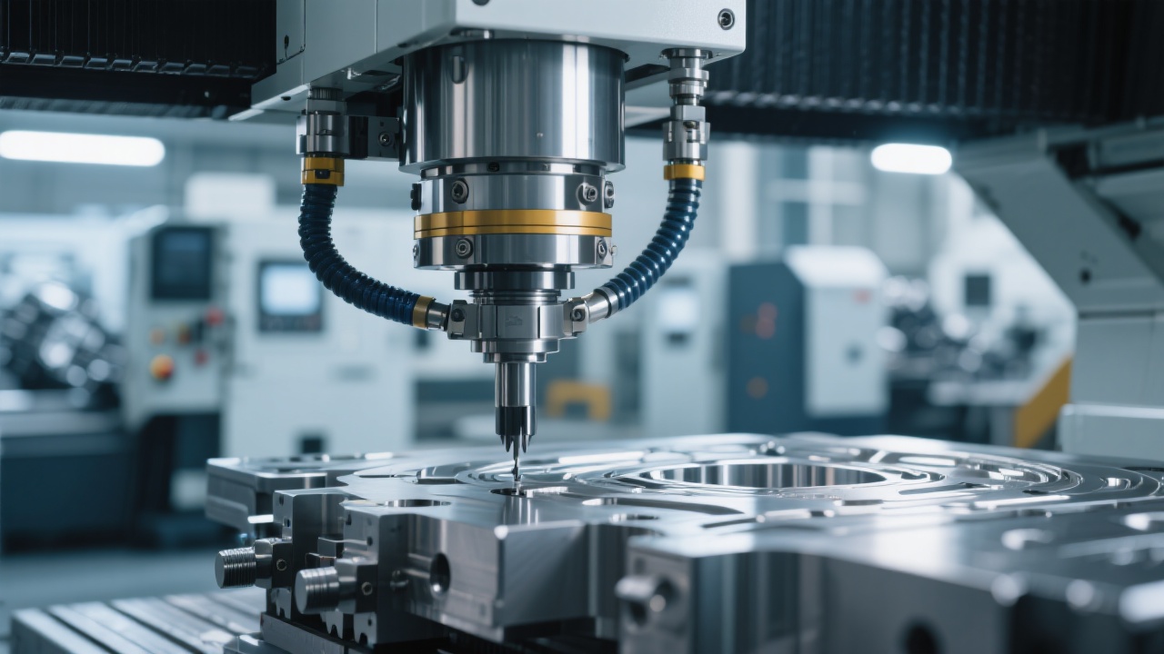 FH855L RTCP five - axis vertical machining center in operation