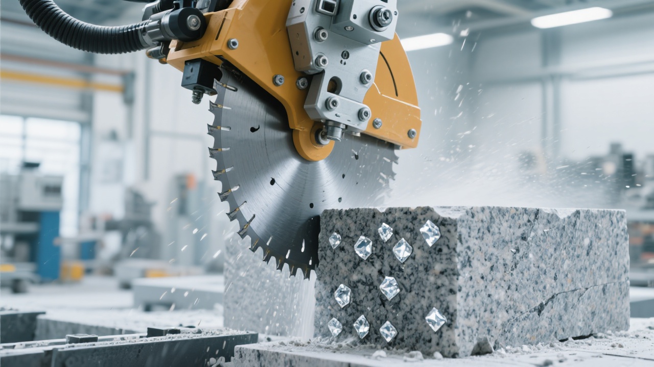 石材锯切现场提升锯片寿命的方法：分段切割、稳定冷却与定期修整的执行要点