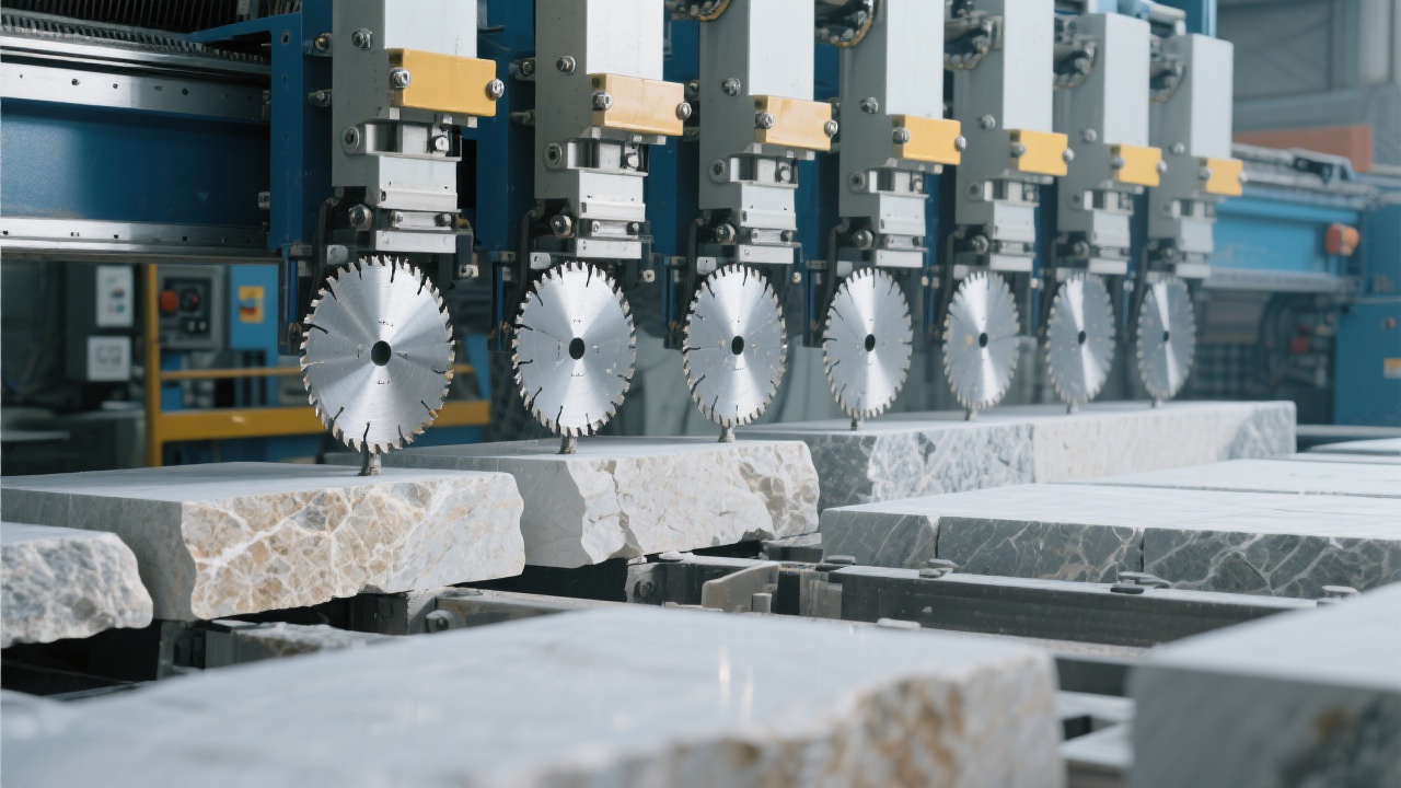 花岗岩切割前后效果对比：传统锯片vs高性能焊接金刚石锯片