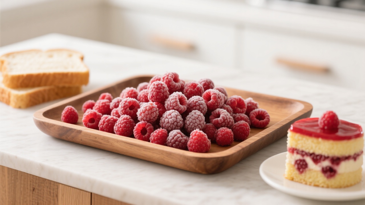 Comparison of cell structure between flash frozen and traditionally frozen blackberries