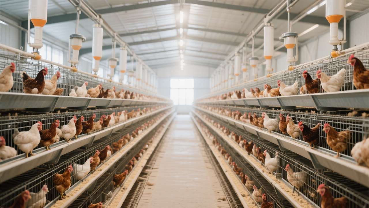 The structure of Zhengzhou Liwei Machinery's H-type layer hen cages