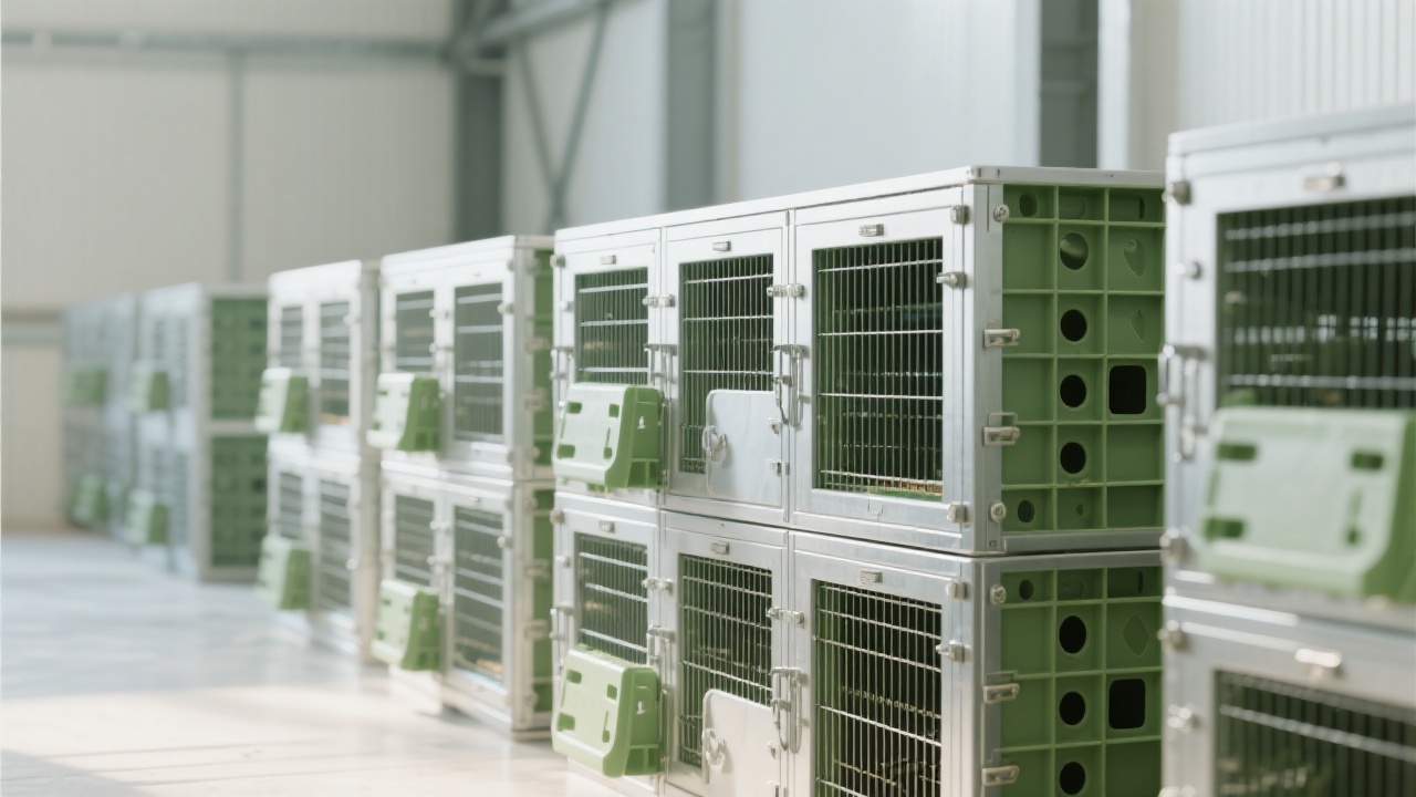 Automated manure removal system beneath H-Type layer hen cages, enhancing farm hygiene
