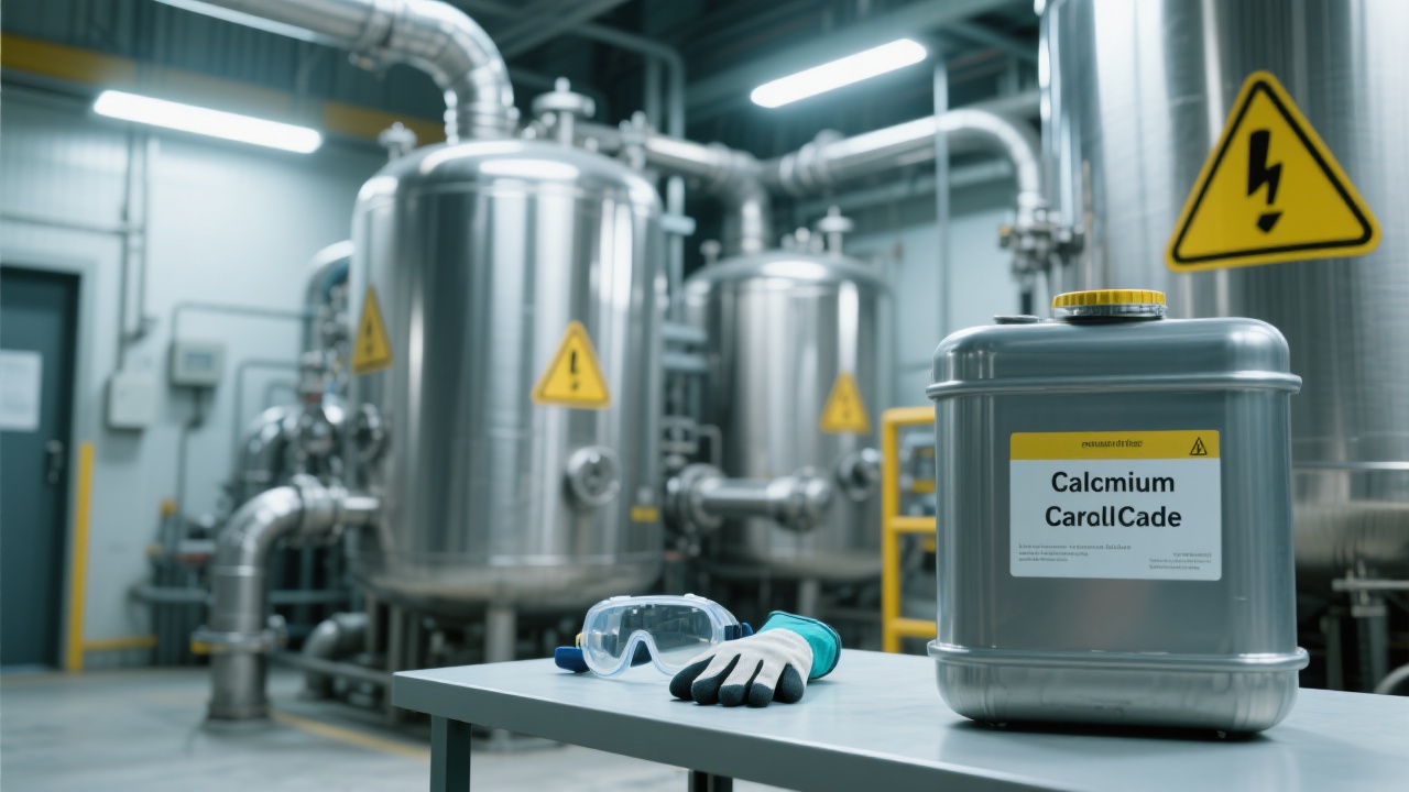 电石制乙炔反应生产现场自动加水控制系统实景