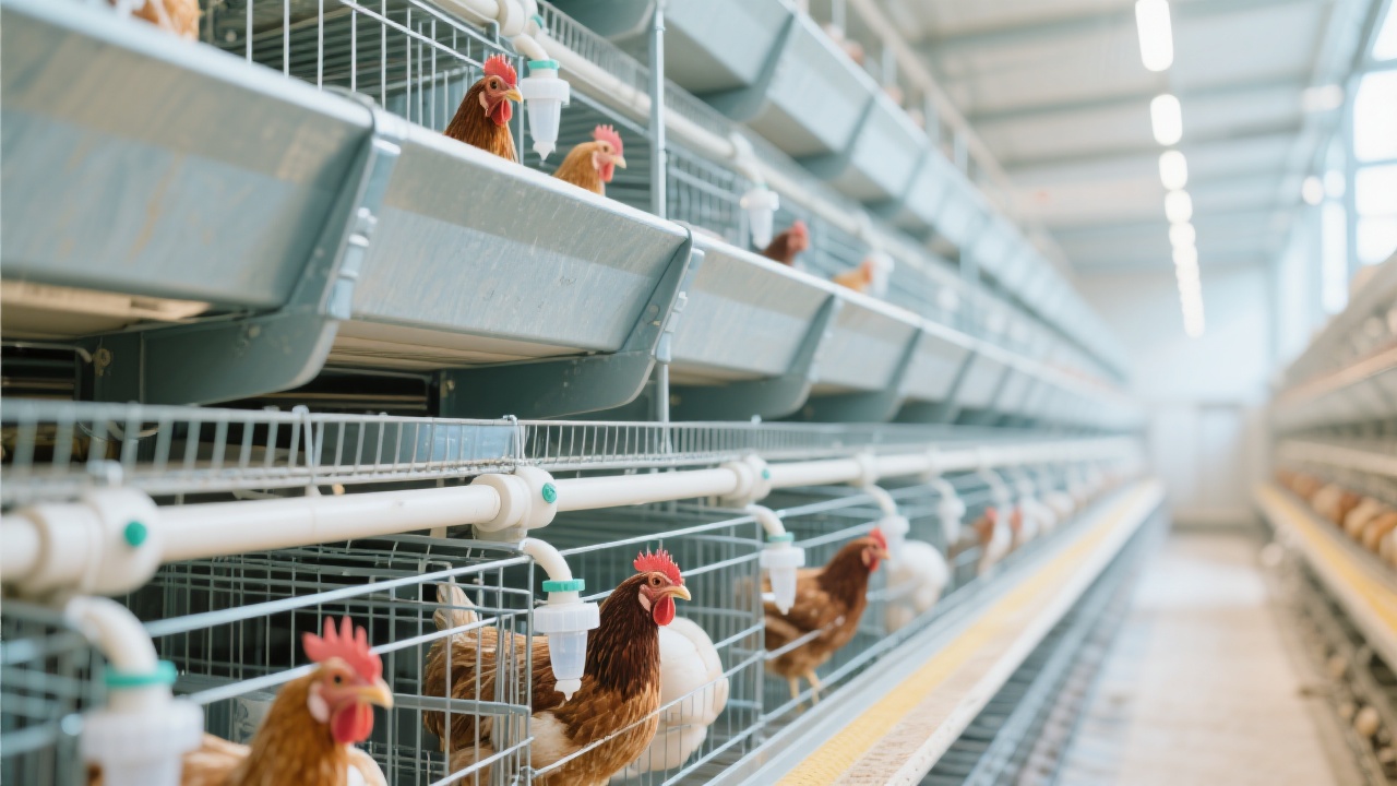 Comparison chart showing corrosion resistance between ordinary galvanized and composite treated hen cages