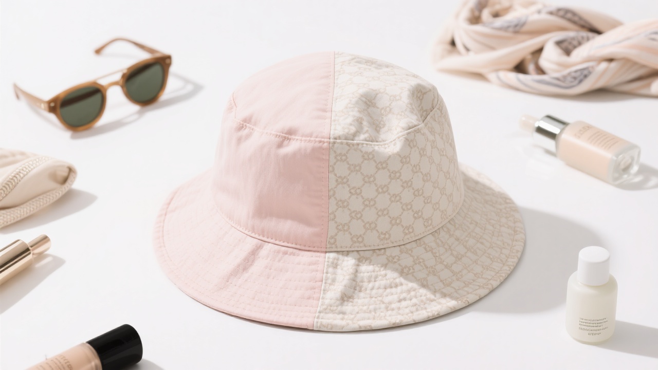 对比图：普通帽子 vs 双面纯棉渔夫桶帽的功能差异，突出可翻转、透气、易清洗等优势