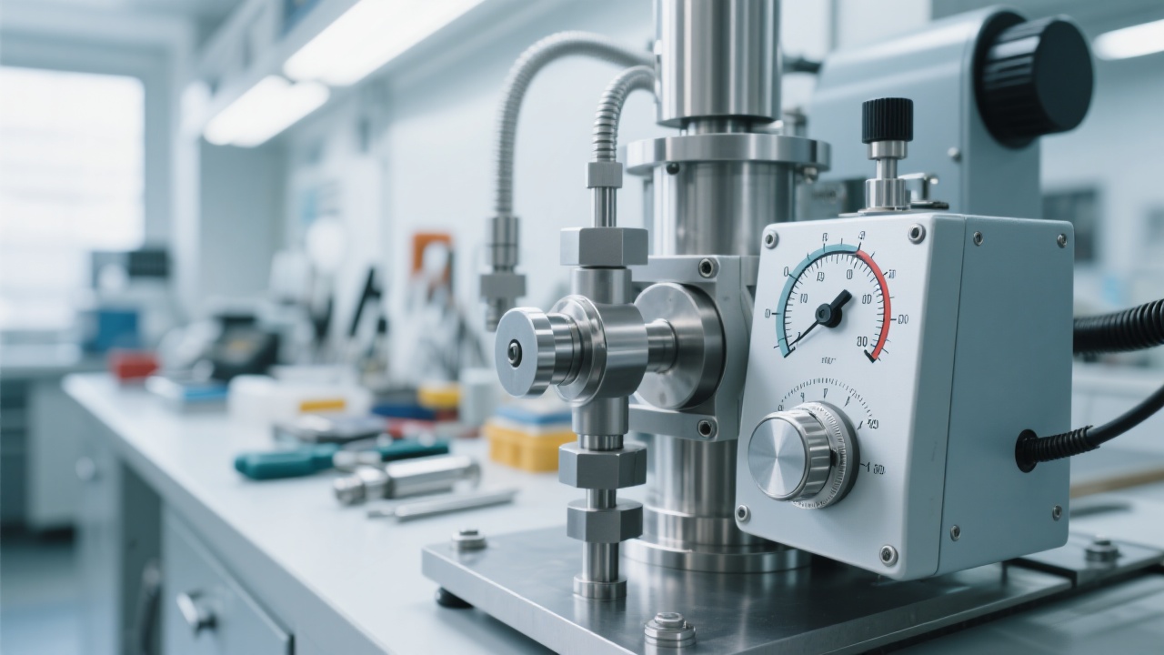 Cliente satisfecho usando el equipo 12MHBS-3000ZD en una instalación industrial, con indicadores de alta precisión visible en pantalla.