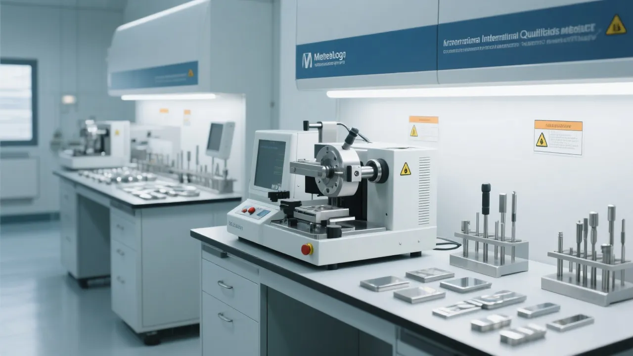 MP-2B Precision Polishing Machine in a Metallurgical Laboratory