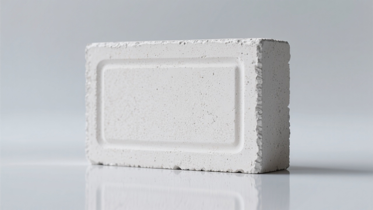 Cross-sectional microstructure image of mullite refractory brick showing interlocking needle-like grains