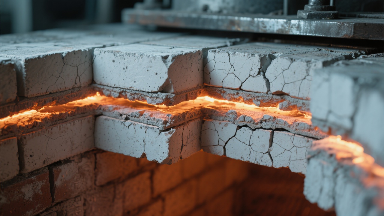 Inspección térmica por infrarrojos en ladrillos refractarios durante mantenimiento preventivo