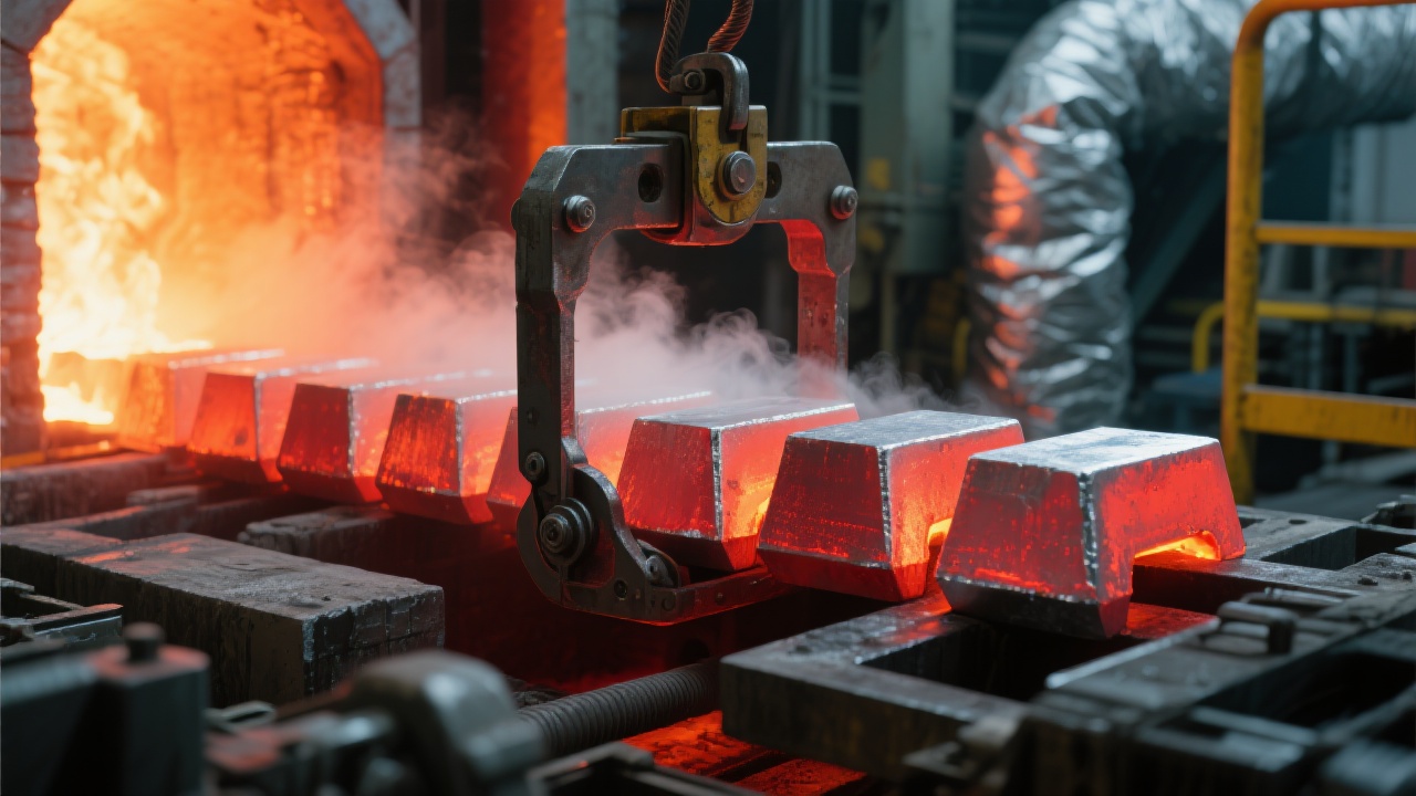 High - strength panel handling tool in operation