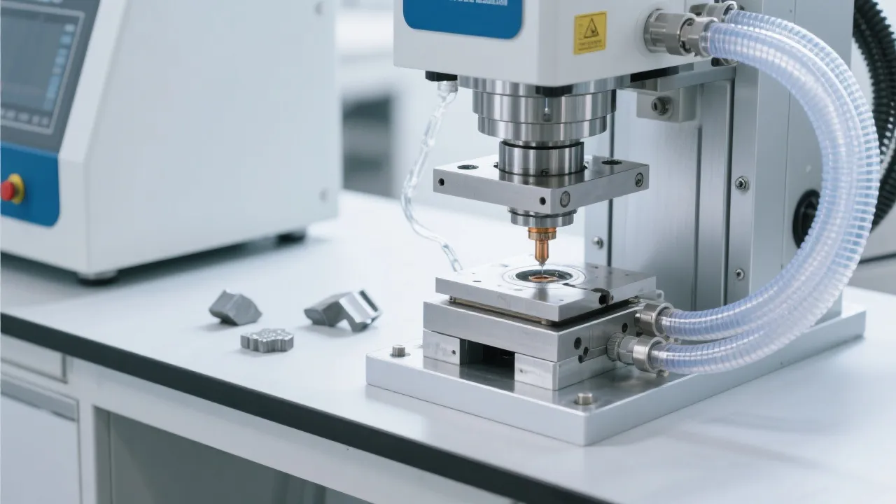 Jincheng's fully automatic Brinell hardness tester in operation