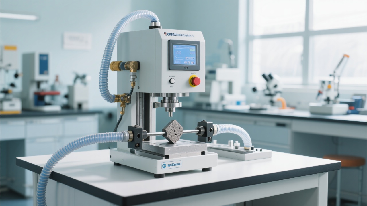 MP-2DE being used in a metallurgy research lab