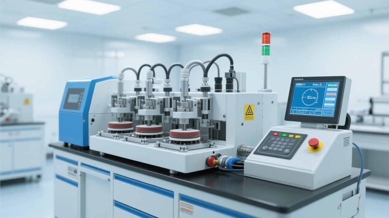 Before-and-after comparison of polished samples prepared in controlled vs. uncontrolled environments — visible difference in surface clarity and defect density