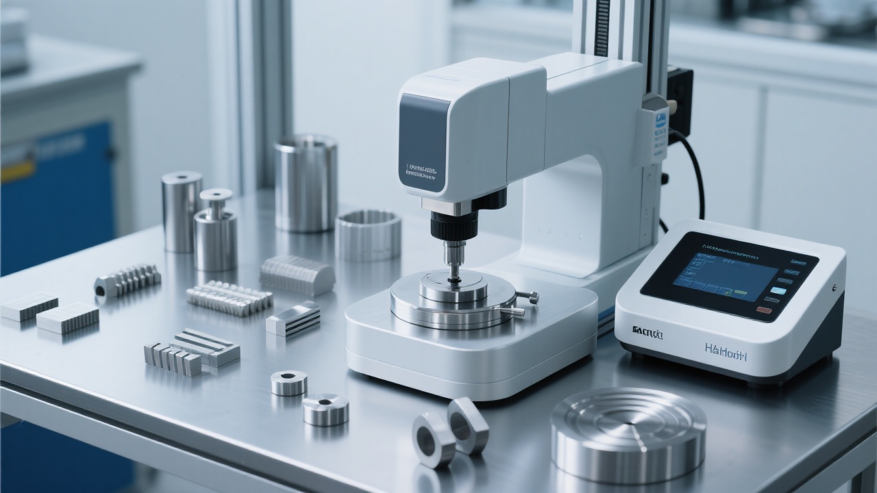 Workers Operating MP-2B Precision Polishing Machine